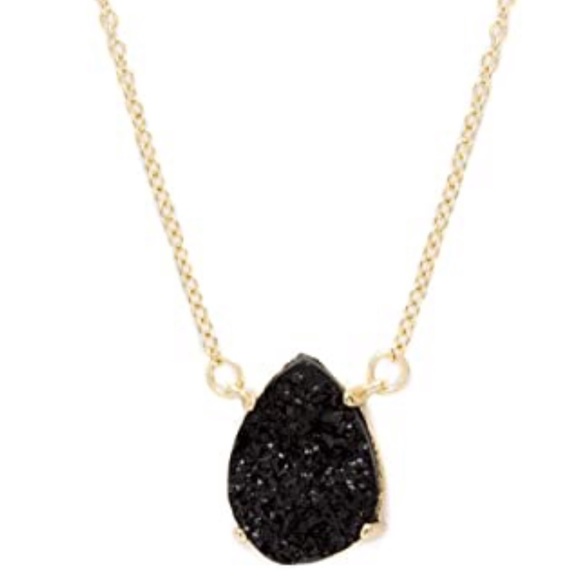 Laura Janelle Black Druzy Necklace & Earring Set - Picture 3 of 3